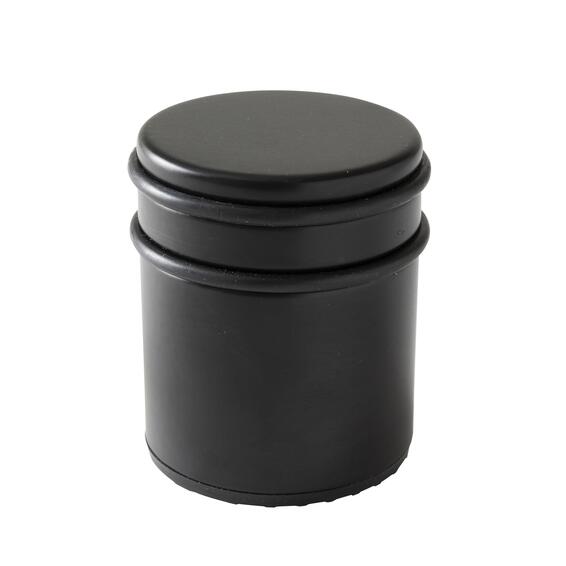 SELF STAND DOOR STOP BLACK 7.2X8.1CM
