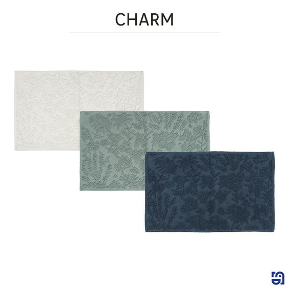 Sensea charm bathmat cotton white w50cmxl80cm