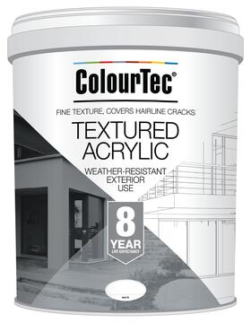 Colourtec exterior textured paint canvas cloud 20ltr 