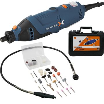 DEXTER 150W MINI DRILL 62PCS ACCESSORIES