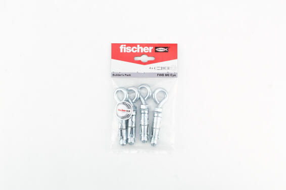 Wall bolt FWB BP FISCHER eye 4 pack