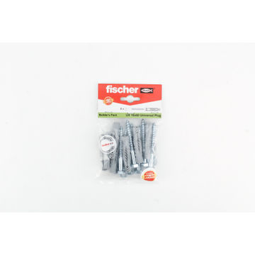 Screw & plug UX 10X60 nylon BP FISCHER 8 pack