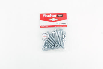 Coach screw 8X60 E/G BP FISCHER 15 pack
