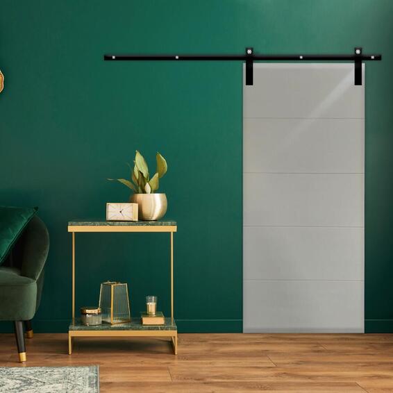 Du lush barn door incl kit 910x2100mm