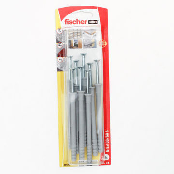 Hammerfix screw nylon plug N8x100 ZKK FISCHER 8 pack