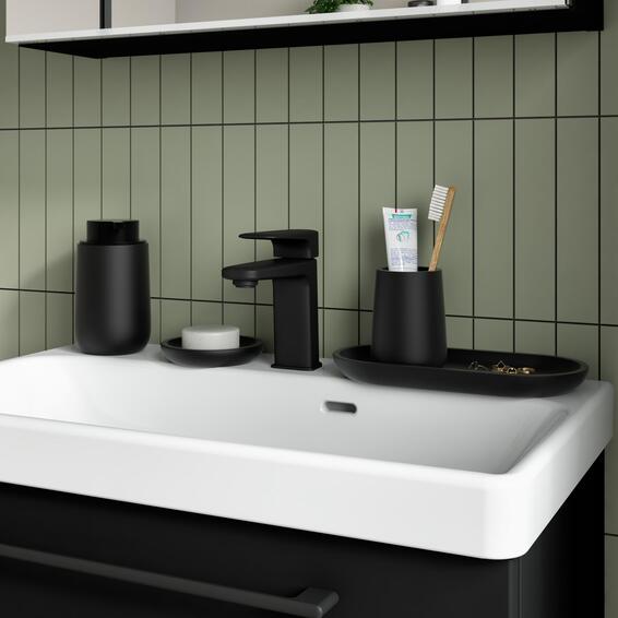 Sensea soap dispenser matt black