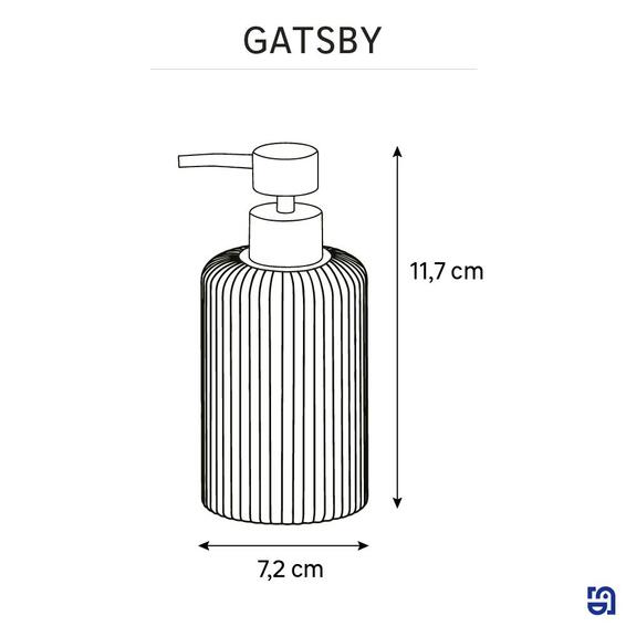 Sensea gatsby soap dispenser transparent