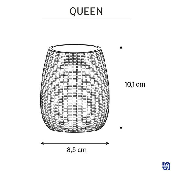 Sensea queen tumbler silver