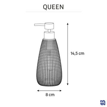 Sensea queen soap dispenser silver