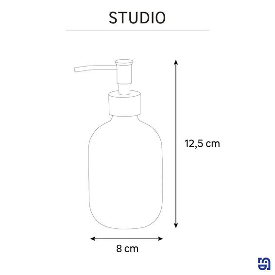 Sensea studio soap dispenser transparent