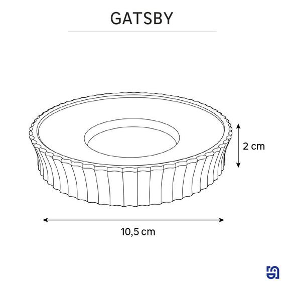 Sensea gatsby soap dish transparent black
