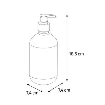 Amber Soap Dispenser Plastic