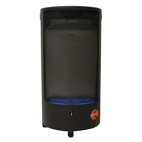 Equation Chic Single Panel Gas Heater Round Black 4.2kw