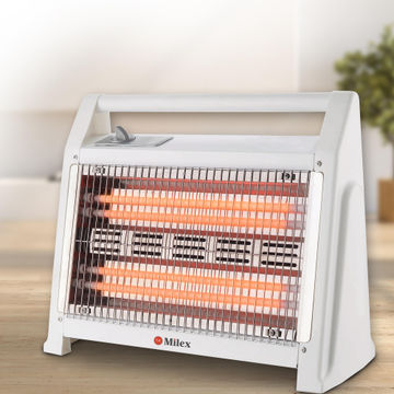 Milex 4Bar Electric Heater White 240v