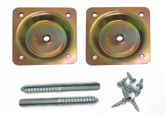 Leg Fixing Kit STRAIGHT 65x65 Pair of 2