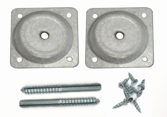 Leg Fixing Kit SPLAYED 65x65 Pair of 2