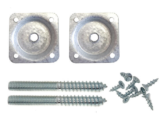 Leg Fixing Kit SPLAYED 45x45 Pair of 2