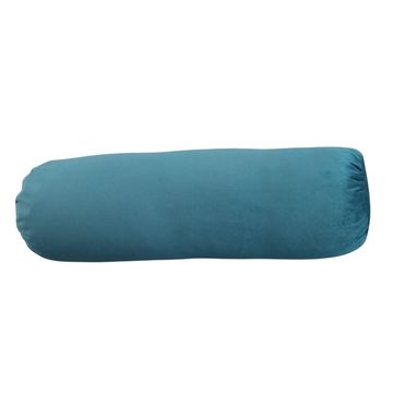 Velvet Teal Cushion Bolster 15X55CM