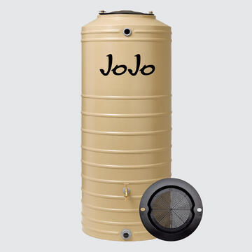 JoJo Tank Slimline Water Tank Wintergrass 750 Litre