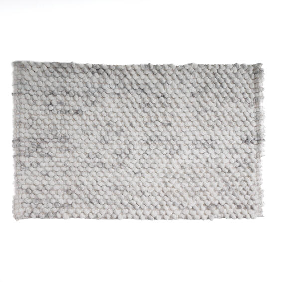 Bathmat Multi Pom Pom Light Grey W50cmxH80cm