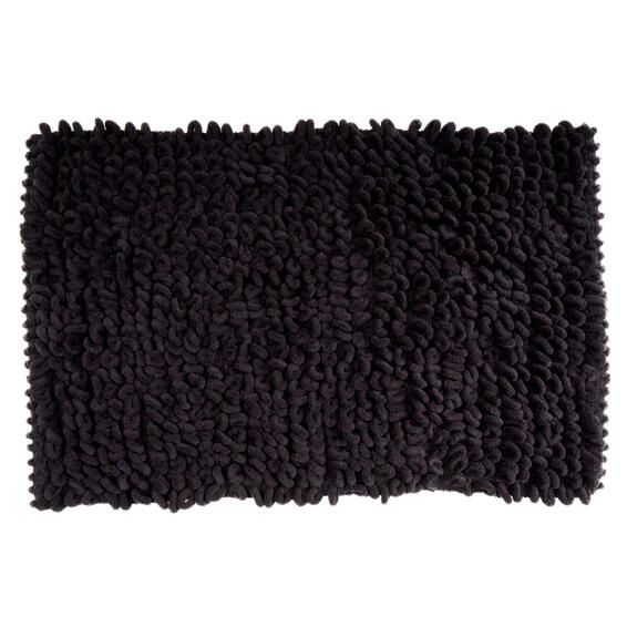 Noodle Bathmat Black W50cmxH80cm 