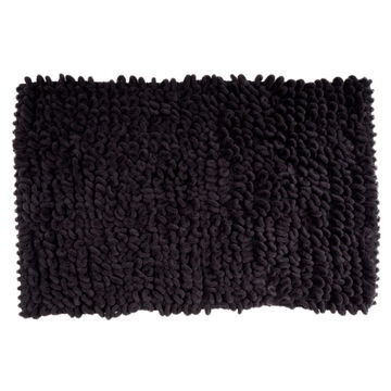 Noodle Bathmat Black W50cmxH80cm 