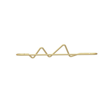 Brass towel rail 46cm