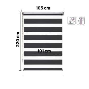 Roller blind night&day varuna paris 105/101x220cm inspire