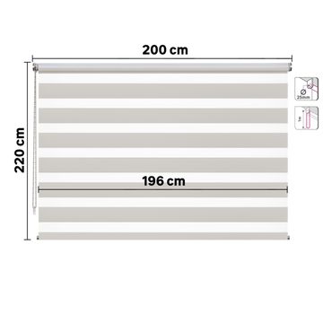 Roller blind night&day varuna trench 200/196x220cm inspire
