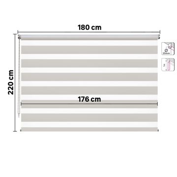 Roller blind night&day varuna trench 180/176x220cm inspire