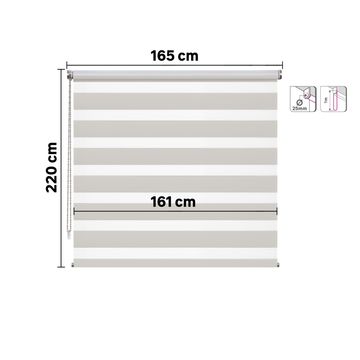 Roller blind night&day varuna trench 165/161x220cm inspire