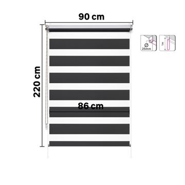 Roller blind night&day varuna paris 90/86x220cm inspire