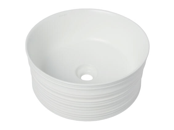 Bijiou Round Freestanding Basin Deviance White