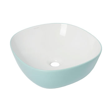 Bijiou Square Freestanding Basin Evoque Juniper Green