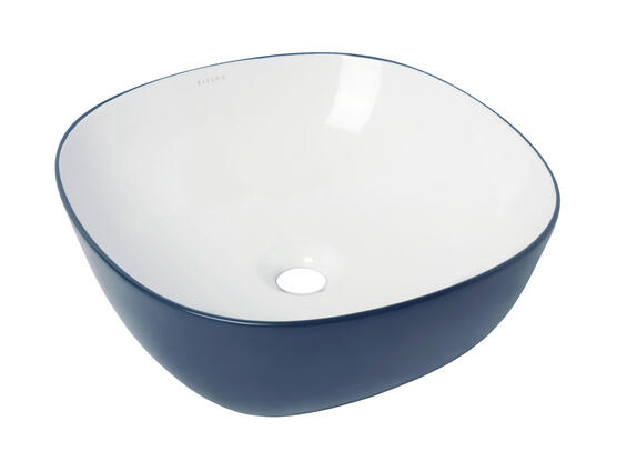 Bijiou Square Freestanding Basin Evoque Azure Navy 