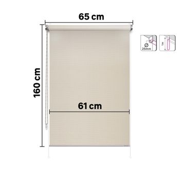 Inspire roller blind filter apollo trench 65/61x160cm