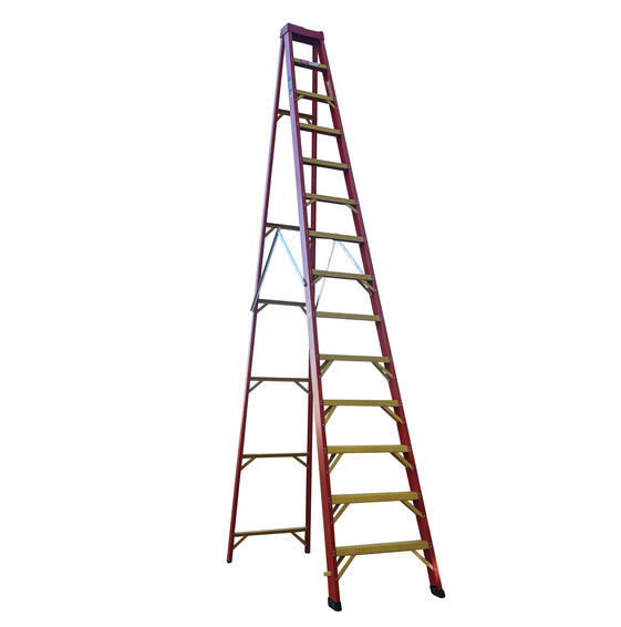 Ladder Full Fibre-Glass Double Sided 14 Step