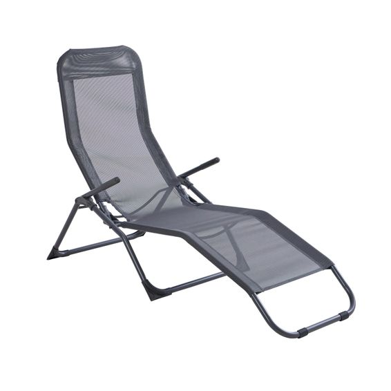 1P KROMA SUNBED 2WAY DARK GREY