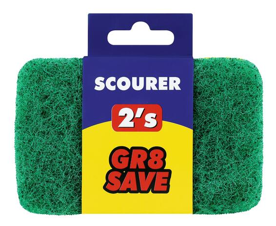 GR8 SAVE SCOURERS NYLON 2 PACK