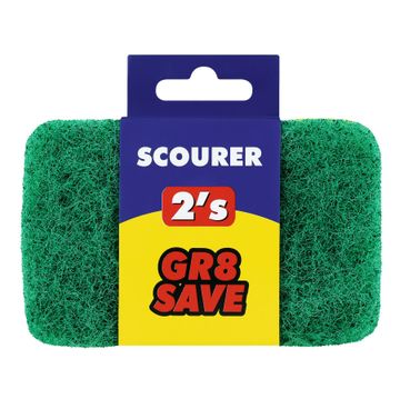 GR8 SAVE SCOURERS NYLON 2 PACK