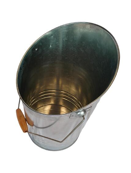 Luko ash bucket silver 