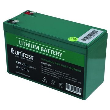 Unicross Lithium Lifepo4  Battery 12v 7.0AH  - 12V-7-LIP-UHD