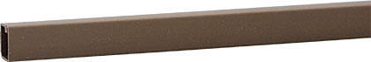 Minitrunking with adhesive strip brown 2m length 15x10mm
