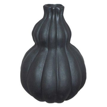 Bezowy vase black 19cm