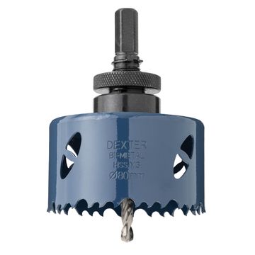 DEXTER - BI-METAL HOLE SAW 80MM WITH ARB