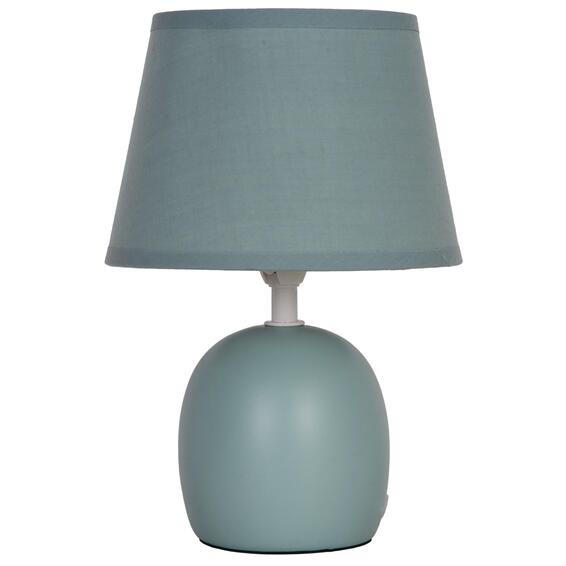 TABLE LAMP E14X1 H25CM CERAMIC + FABRIC