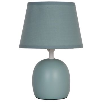 TABLE LAMP E14X1 H25CM CERAMIC + FABRIC