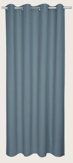 Lined eyelet curtain velvet egg 140x225cm