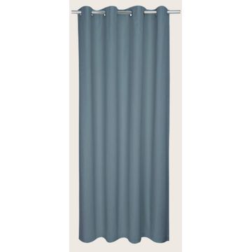 Lined eyelet curtain velvet egg 140x225cm