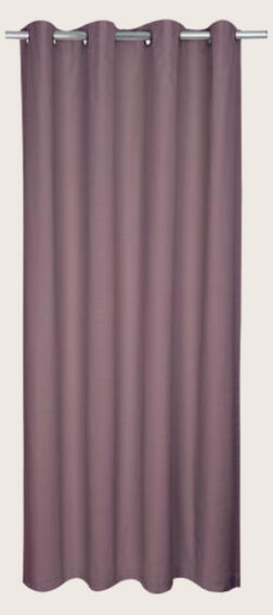 Lined eyelet curtain velvet blush 140x250cm